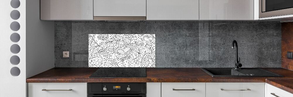 Panel między meble w kuchni Ornamenty