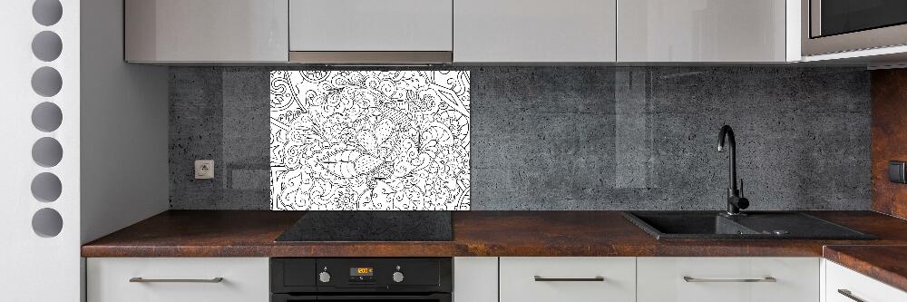 Panel między meble w kuchni Ornamenty