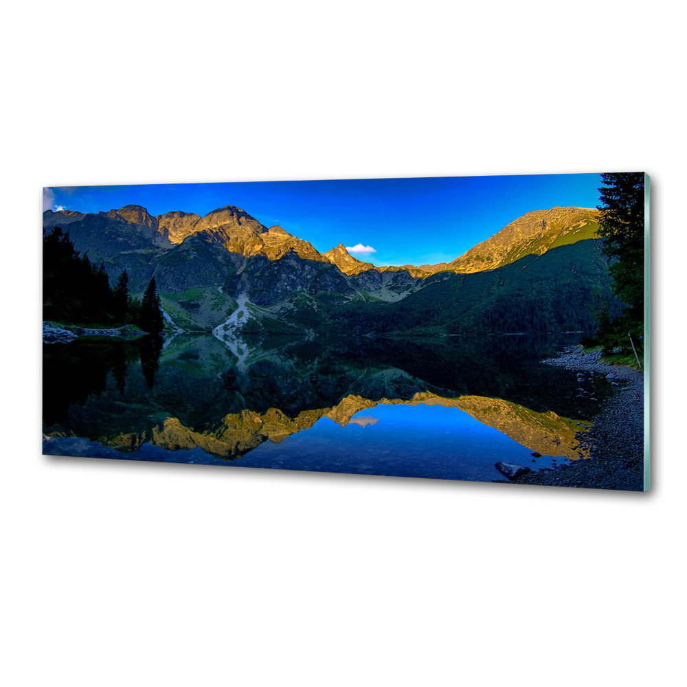 Panel szklany do kuchni Tatry