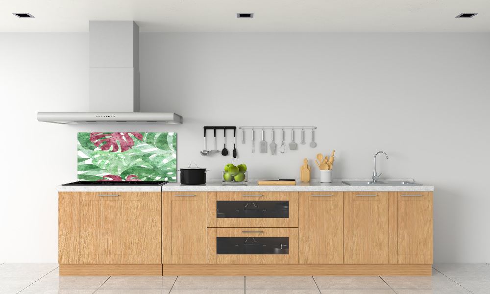 Panel między meble w kuchni Monstera