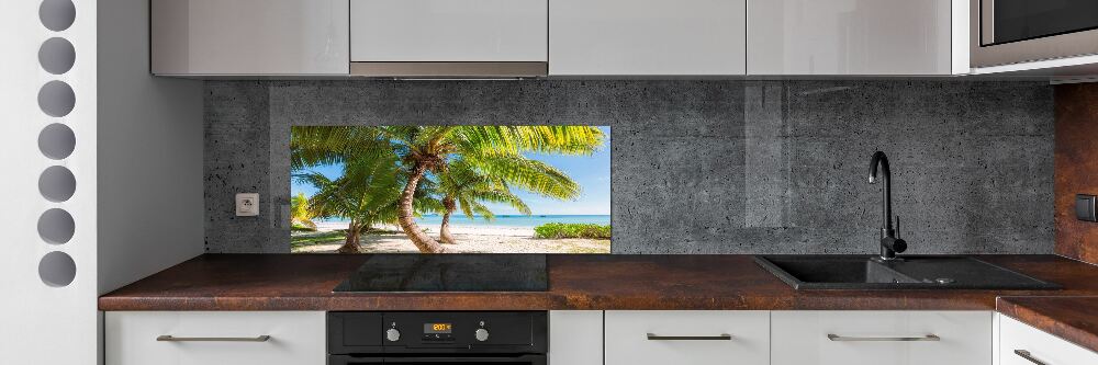 Panel do kuchni Tropikalna plaża