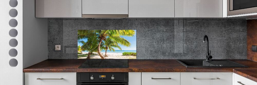 Panel do kuchni Tropikalna plaża