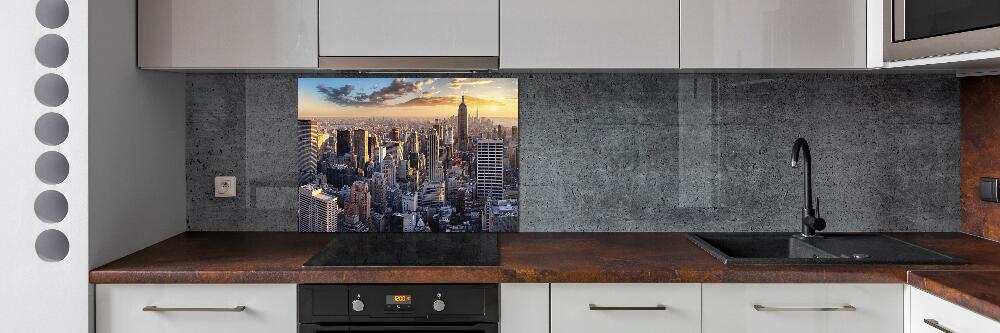 Panel lacobel Nowy Jork lot ptaka