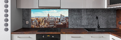 Panel lacobel Nowy Jork lot ptaka