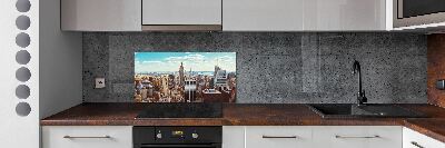 Panel lacobel Nowy Jork lot ptaka