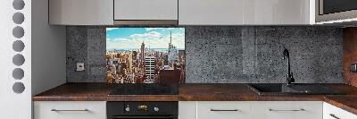 Panel lacobel Nowy Jork lot ptaka
