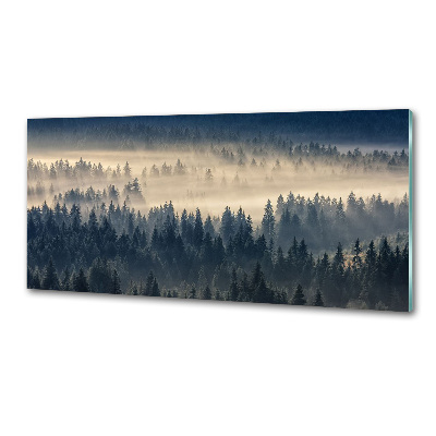 Panel do kuchni Mgła nad lasem