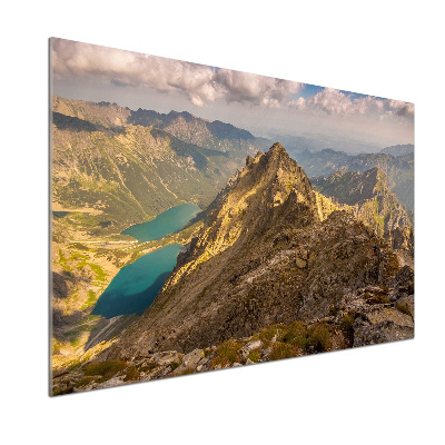 Panel do kuchni Morskie oko Tatry