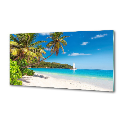 Panel do kuchni Tropikalna plaża