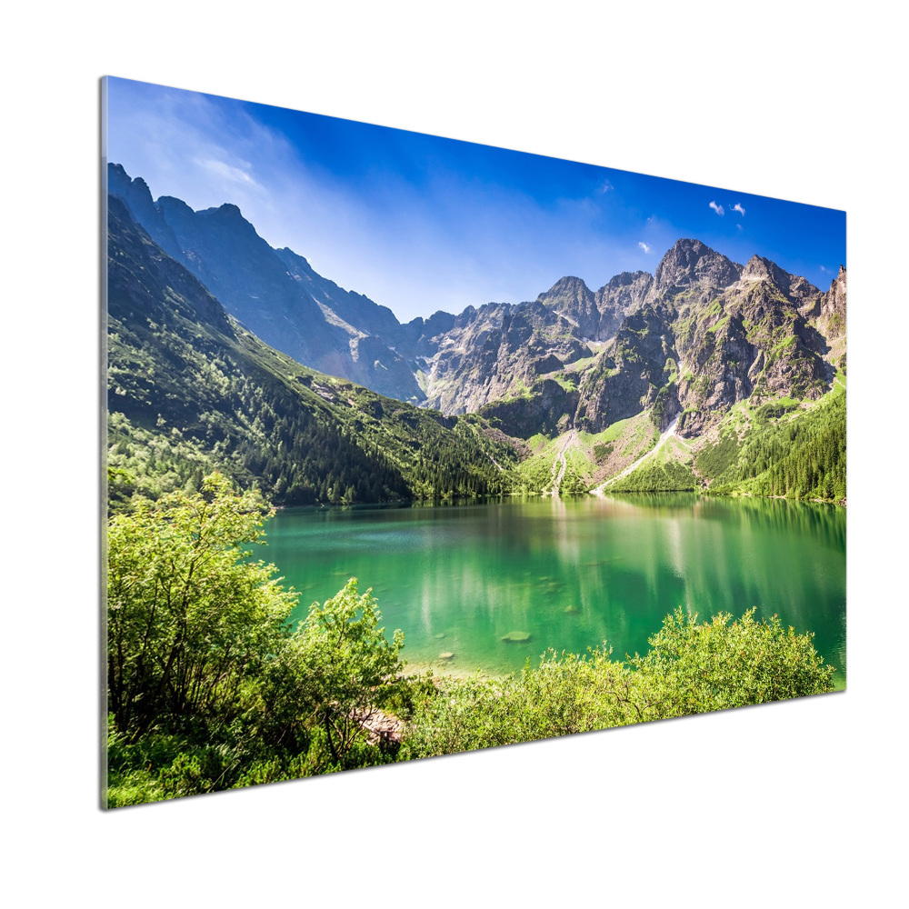 Panel do kuchni Morskie oko Tatry
