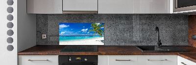 Panel do kuchni Tropikalna plaża