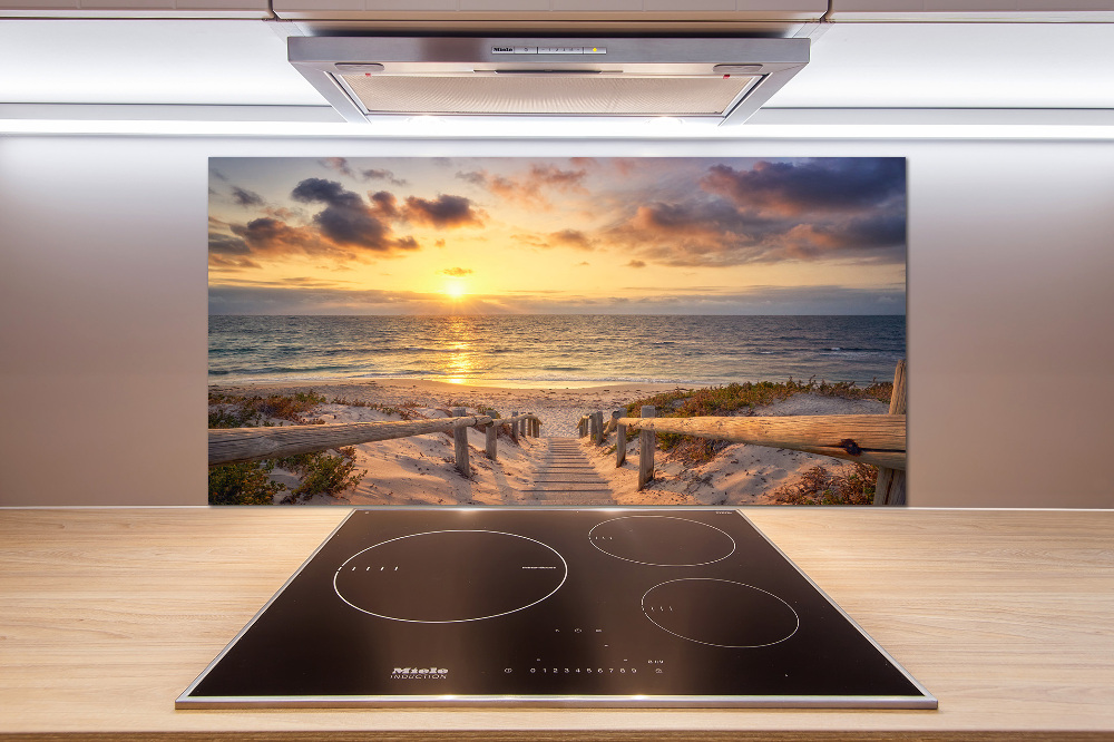 Panel do kuchni Ścieżka na plażę