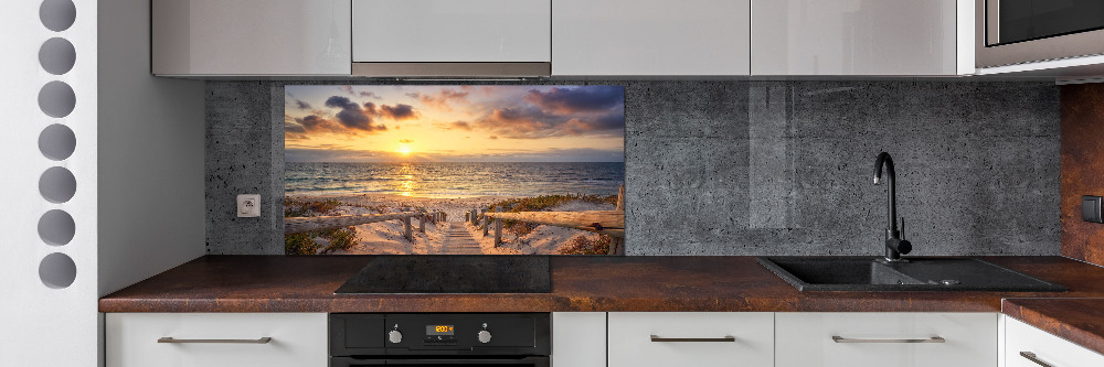 Panel do kuchni Ścieżka na plażę