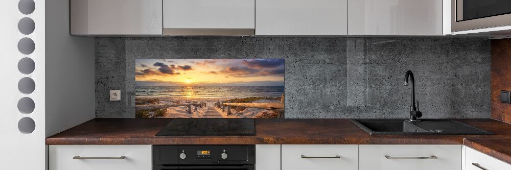Panel do kuchni Ścieżka na plażę