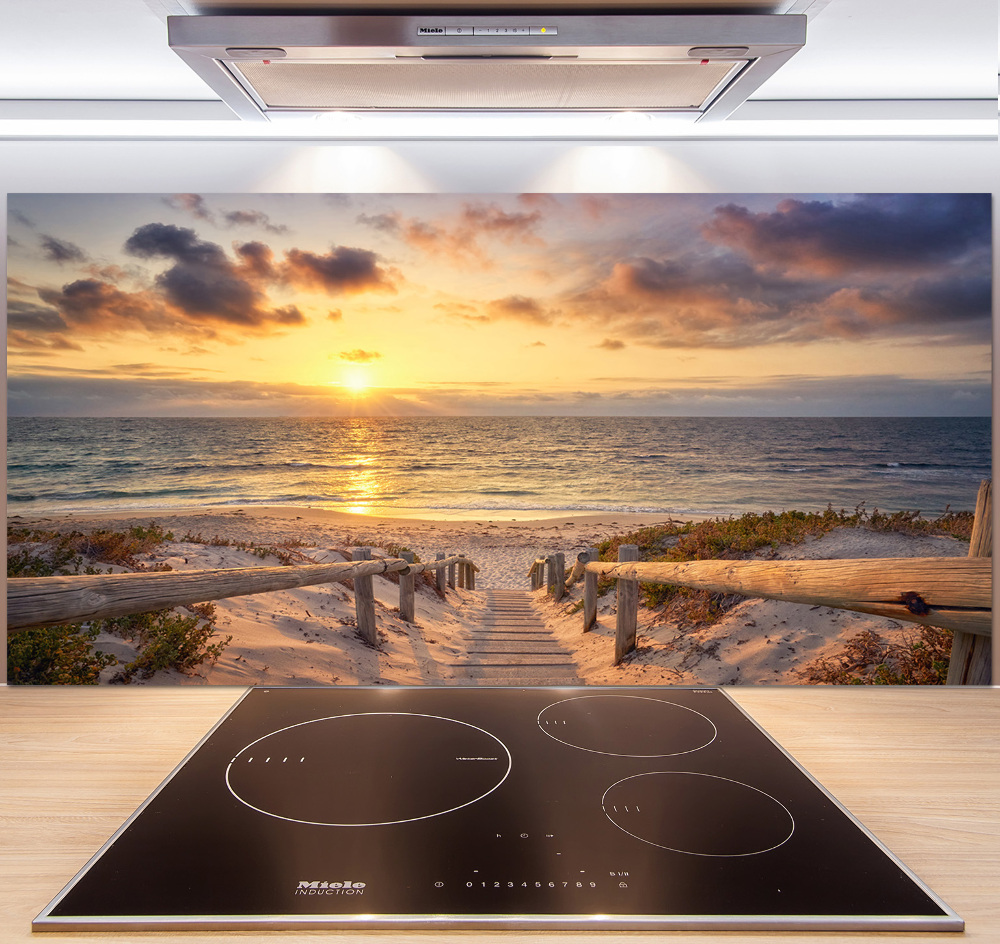 Panel do kuchni Ścieżka na plażę