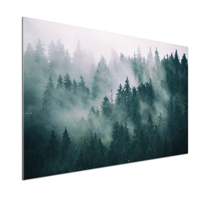 Panel do kuchni Mgła nad lasem