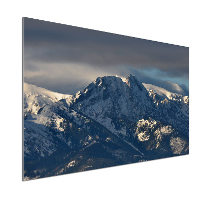 Panel dekor szkło Giewont zimą