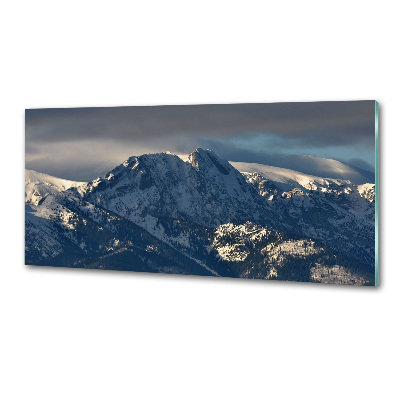 Panel dekor szkło Giewont zimą