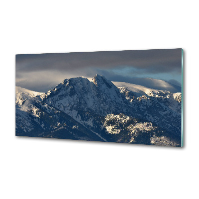 Panel dekor szkło Giewont zimą