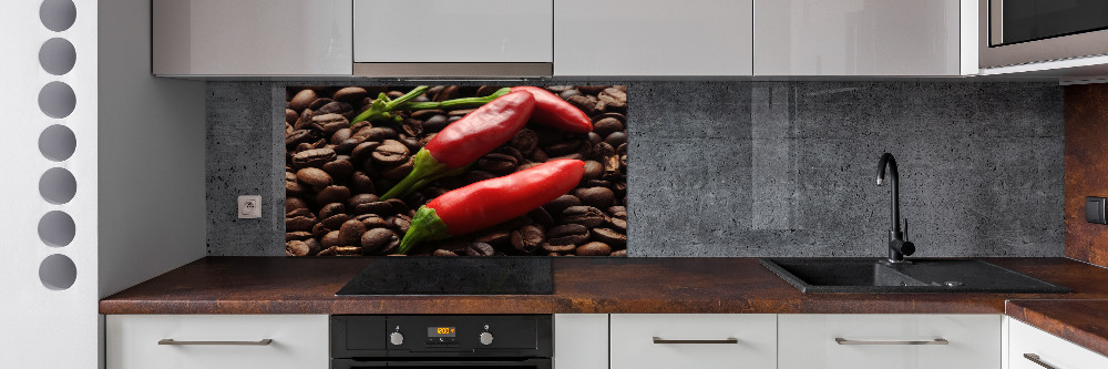 Panel do kuchni Chilli i kawa