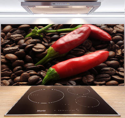 Panel do kuchni Chilli i kawa