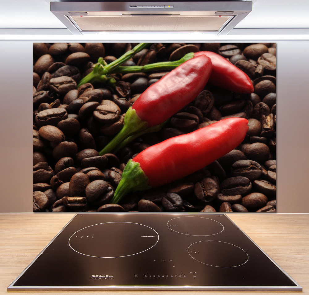 Panel do kuchni Chilli i kawa