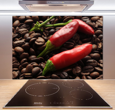 Panel do kuchni Chilli i kawa