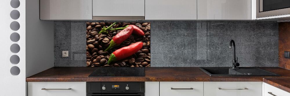 Panel do kuchni Chilli i kawa