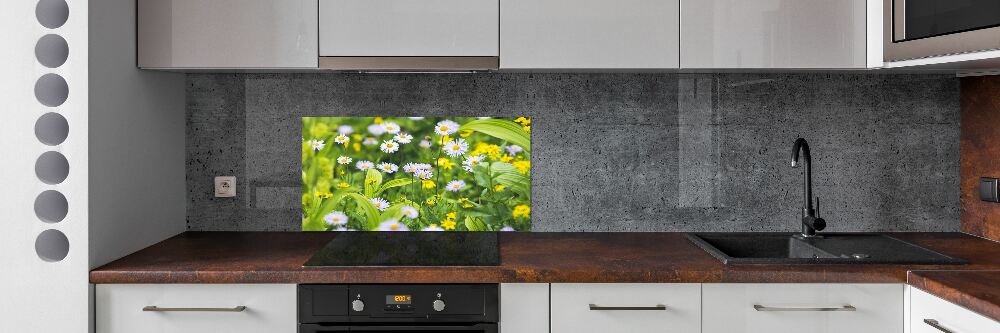 Panel między meble w kuchni Stokrotki
