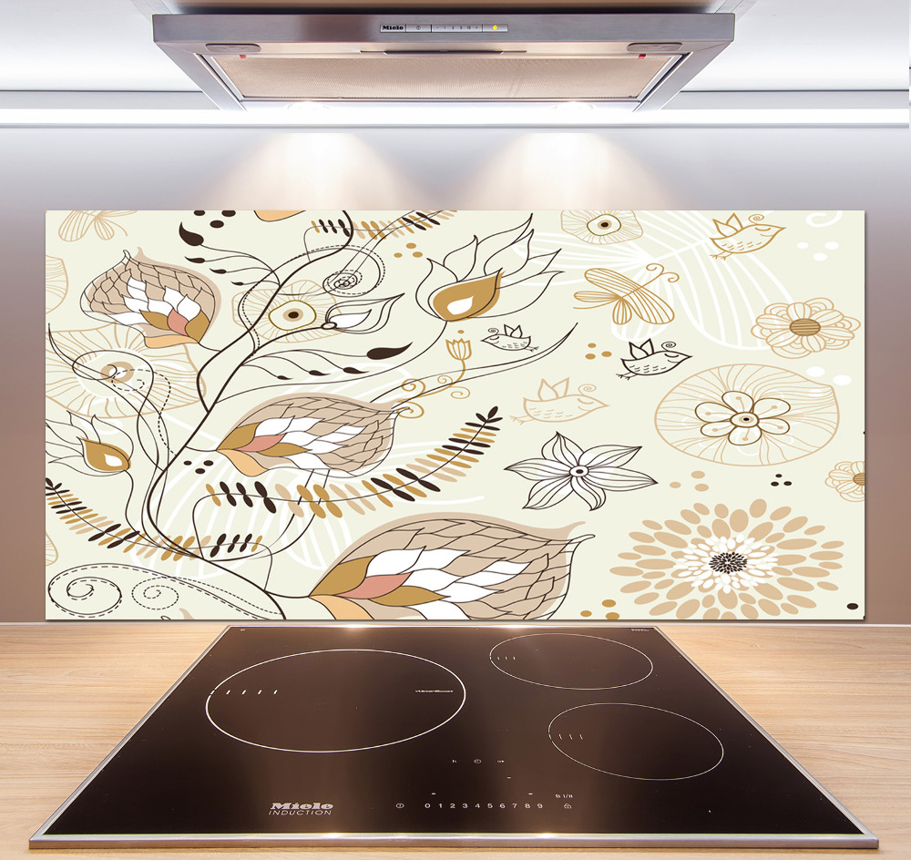Panel między meble w kuchni Ornamenty