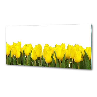 Panel do kuchni Żółte tulipany