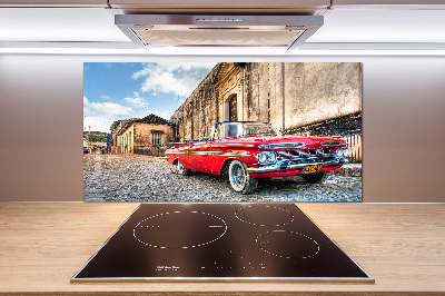 Panel do kuchni Czerwony Chevrolet