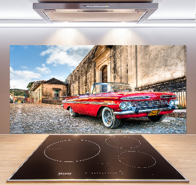 Panel do kuchni Czerwony Chevrolet
