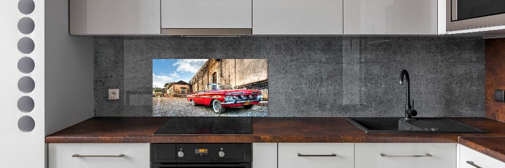 Panel do kuchni Czerwony Chevrolet