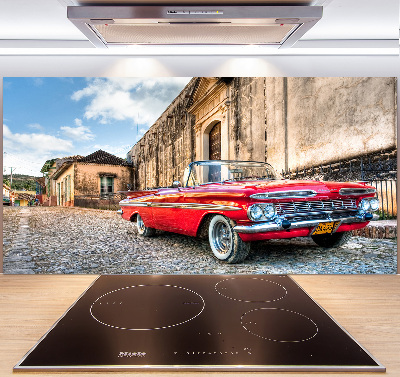 Panel do kuchni Czerwony Chevrolet