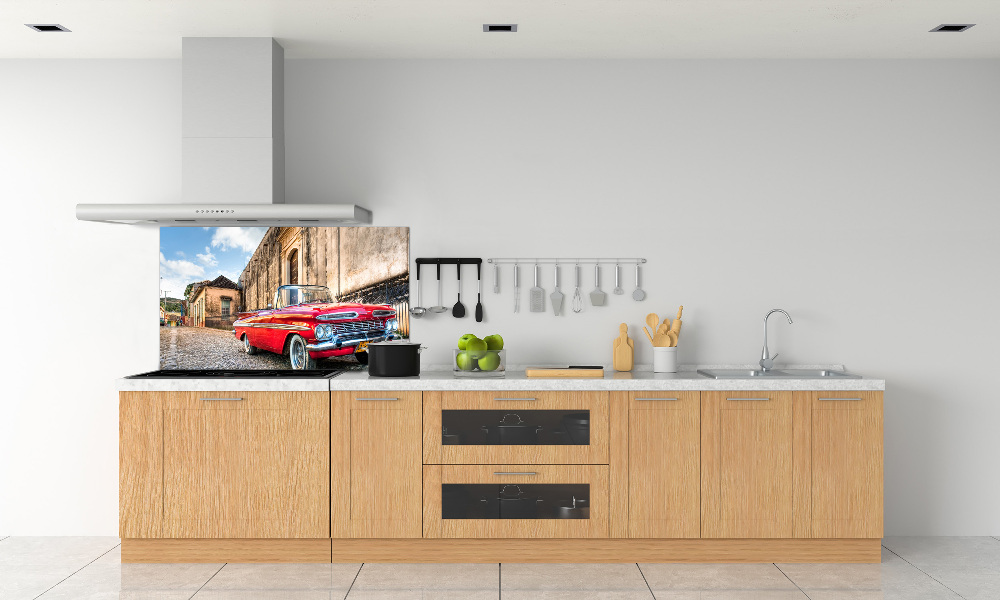 Panel do kuchni Czerwony Chevrolet