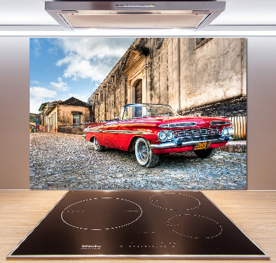 Panel do kuchni Czerwony Chevrolet