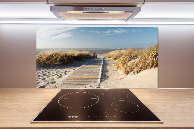 Panel do kuchni Ścieżka na plaży