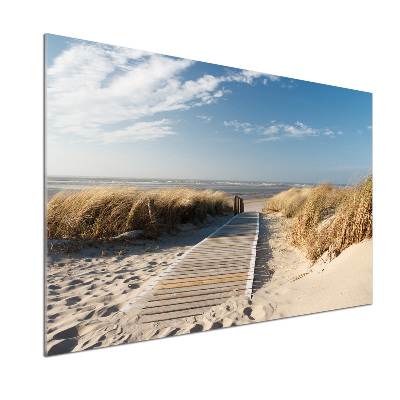 Panel do kuchni Ścieżka na plaży