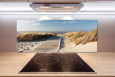 Panel do kuchni Ścieżka na plaży