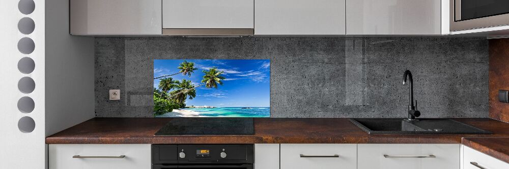 Panel do kuchni Tropikalna plaża
