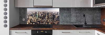 Panel lacobel Nowy Jork lot ptaka