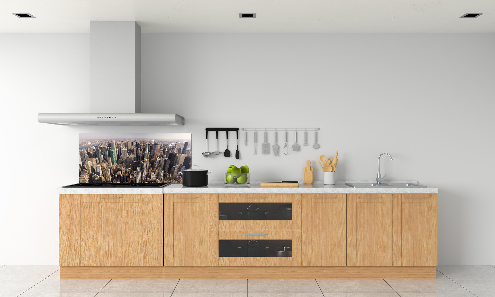 Panel lacobel Nowy Jork lot ptaka