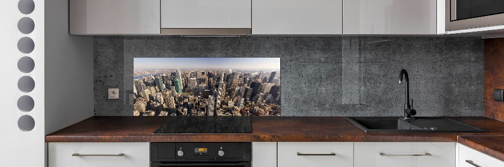 Panel lacobel Nowy Jork lot ptaka