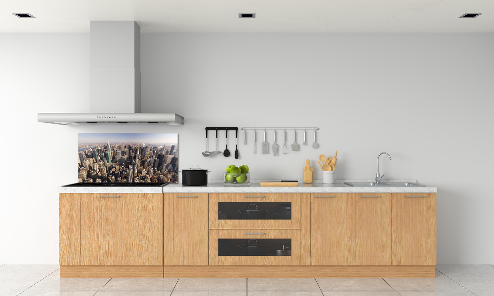 Panel lacobel Nowy Jork lot ptaka
