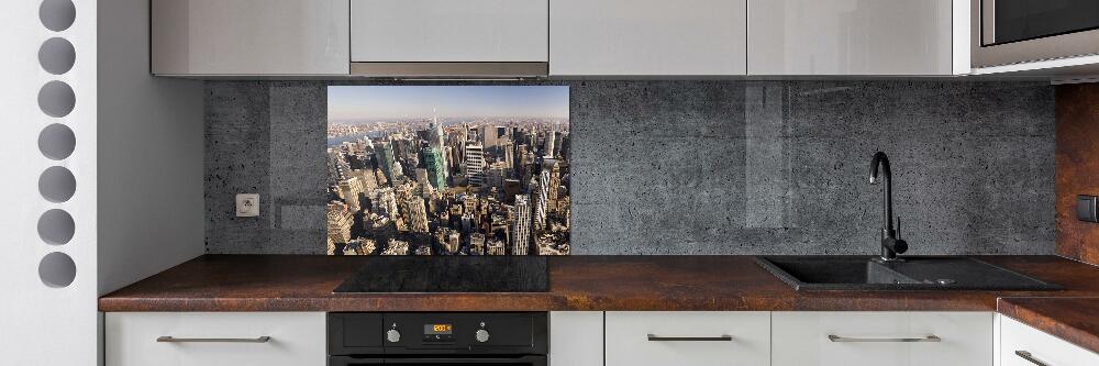 Panel lacobel Nowy Jork lot ptaka