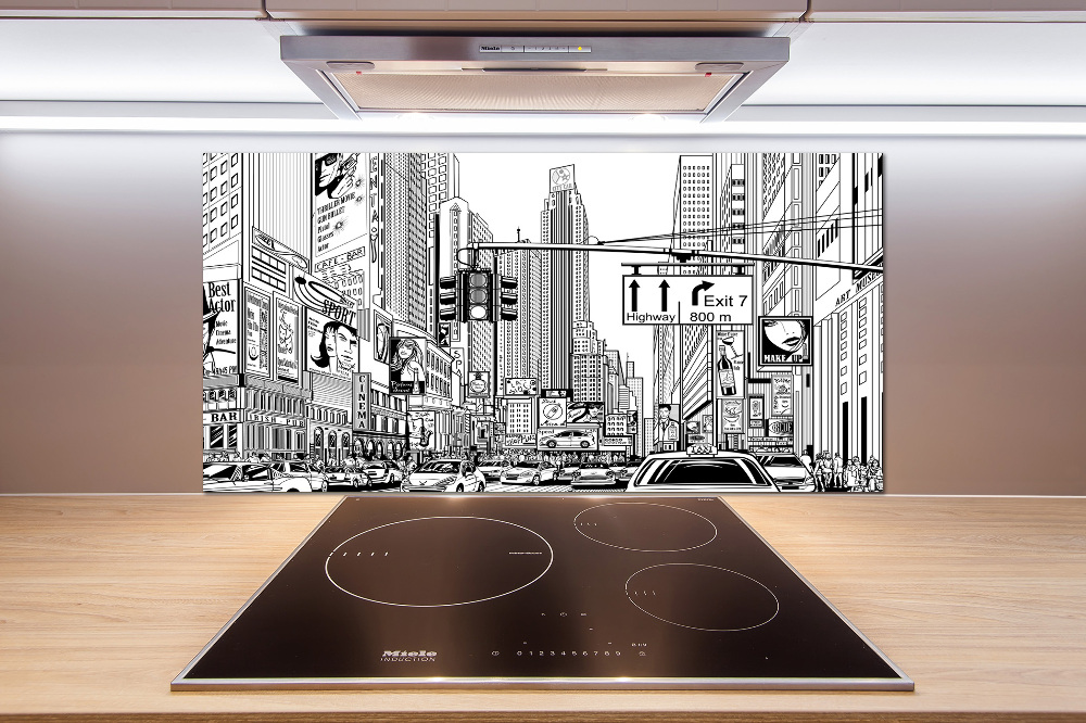 Panel do kuchni Ulice Nowego Jorku