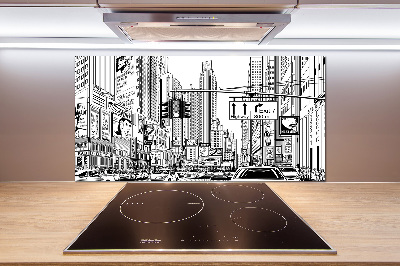 Panel do kuchni Ulice Nowego Jorku