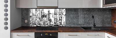 Panel do kuchni Ulice Nowego Jorku