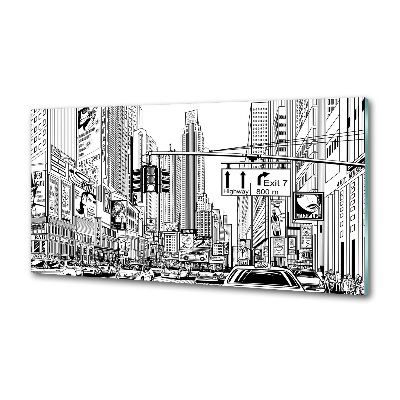 Panel do kuchni Ulice Nowego Jorku